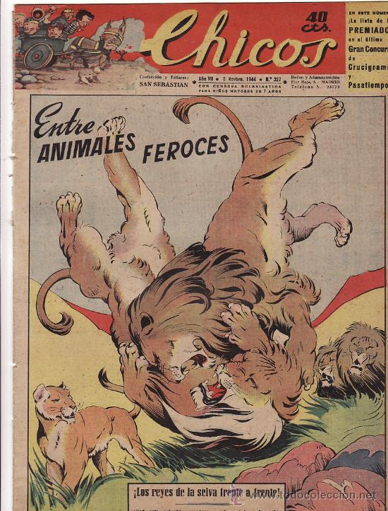 Tebeos: TEBEO CHICOS - 1944 - N&ordm; 327 - Foto 1