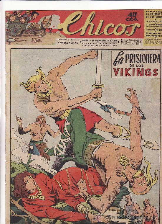 Tebeos: TEBEO CHICOS - 1944 - N&ordm; 325 - Foto 1