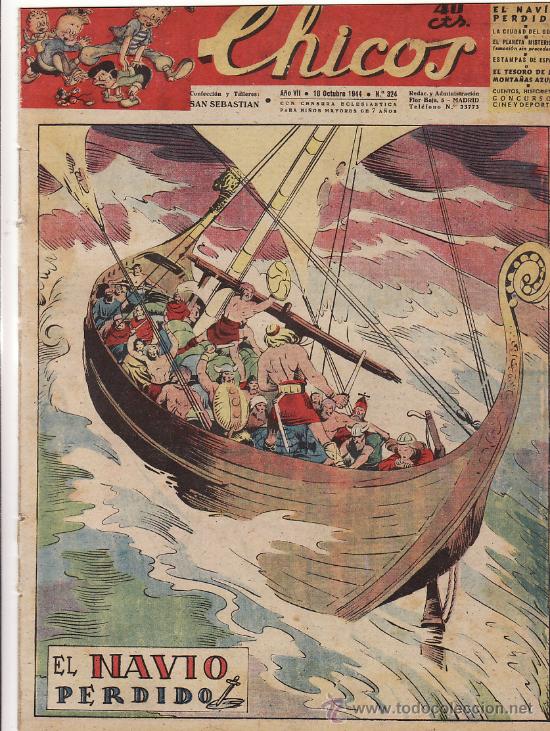 Tebeos: TEBEO CHICOS - 1944 - N&ordm; 324 - Foto 1