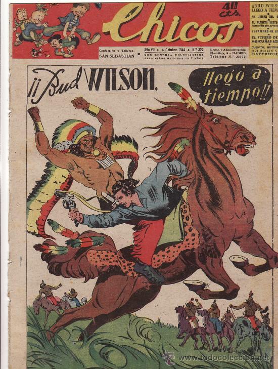 Tebeos: TEBEO CHICOS - 1944 - N&ordm; 322 - Foto 1