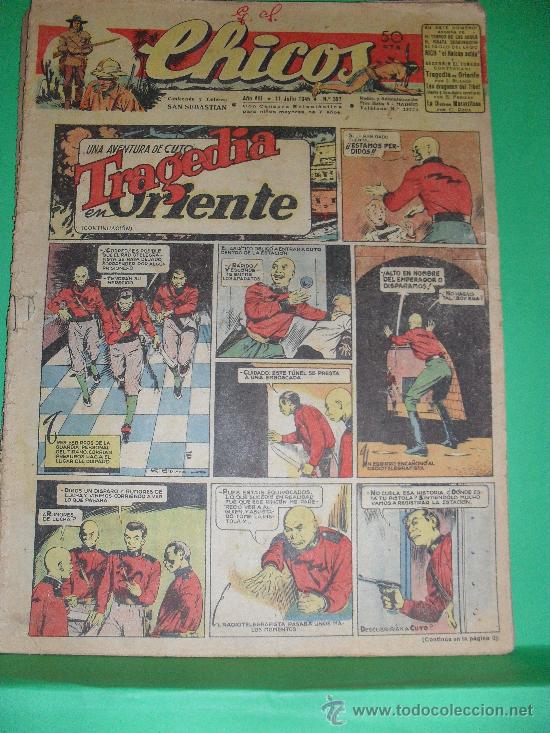 Tebeos: CHICOS 11 JULIO DE 1945.N&ordm;357 - Foto 1