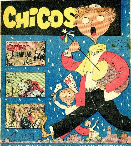 CHICOS Nº28 (PAU PI, DOS HOMBRES BUENOS, MARTÍN SALVADOR, FIGUERAS...) (Tebeos y Comics - Consuelo Gil)
