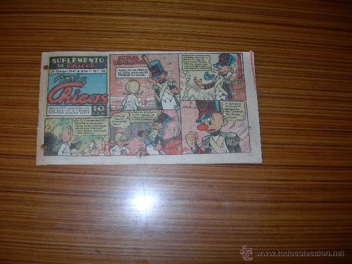 Tebeos: MIS CHICAS N&ordm; 25 DE CONSUELO GIL - Foto 1