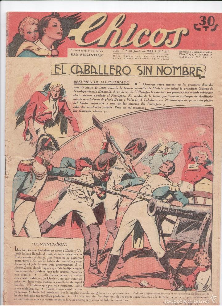 Tebeos: CHICOS N&ordm; 217  C.GIL 1938 - Foto 1