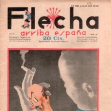 Tebeos: FLECHA ORIGINAL Nº 79 - JULIO 1938 - MUY BUENA CONSERVACION. Lote 89612500