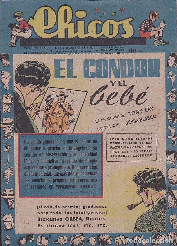 Tebeos: COMIC COLECCION CHICOS N&ordm; 492 - Foto 1