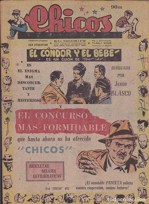 Tebeos: COMIC COLECCION CHICOS N&ordm; 491 - Foto 1