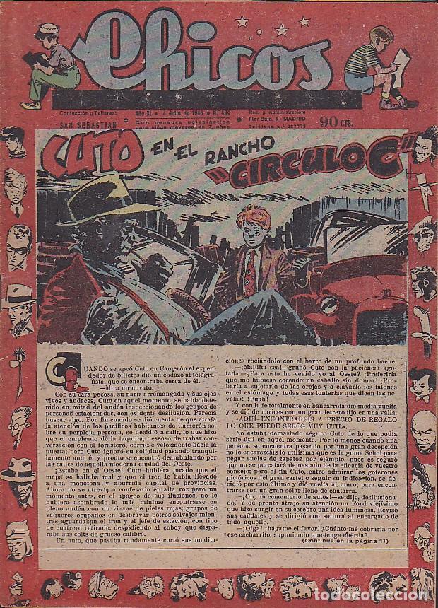 Tebeos: COMIC COLECCION CHICOS N&ordm; 494 - Foto 1