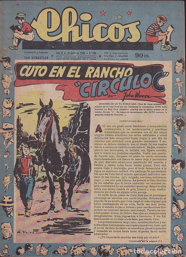 Tebeos: COMIC COLECCION CHICOS N&ordm; 496 - Foto 1