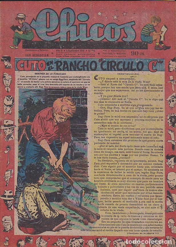Tebeos: COMIC COLECCION CHICOS N&ordm; 502 - Foto 1