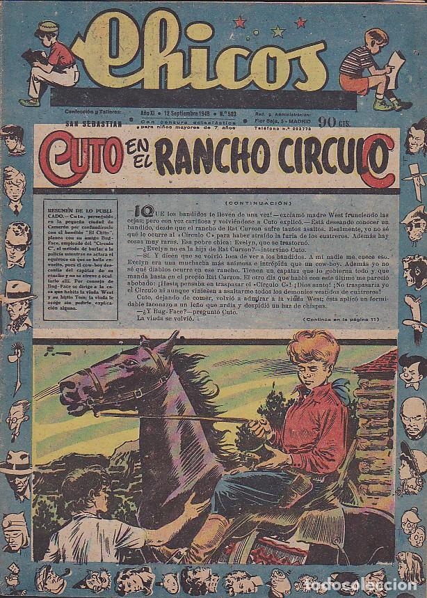 Tebeos: COMIC COLECCION CHICOS N&ordm; 503 - Foto 1