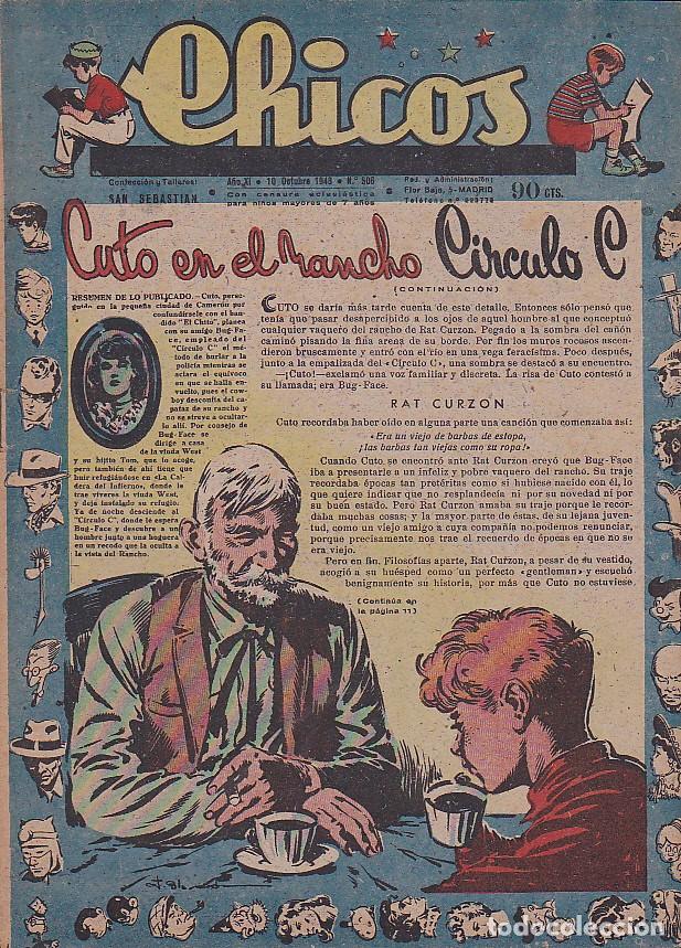 Tebeos: COMIC COLECCION CHICOS N&ordm; 506 - Foto 1