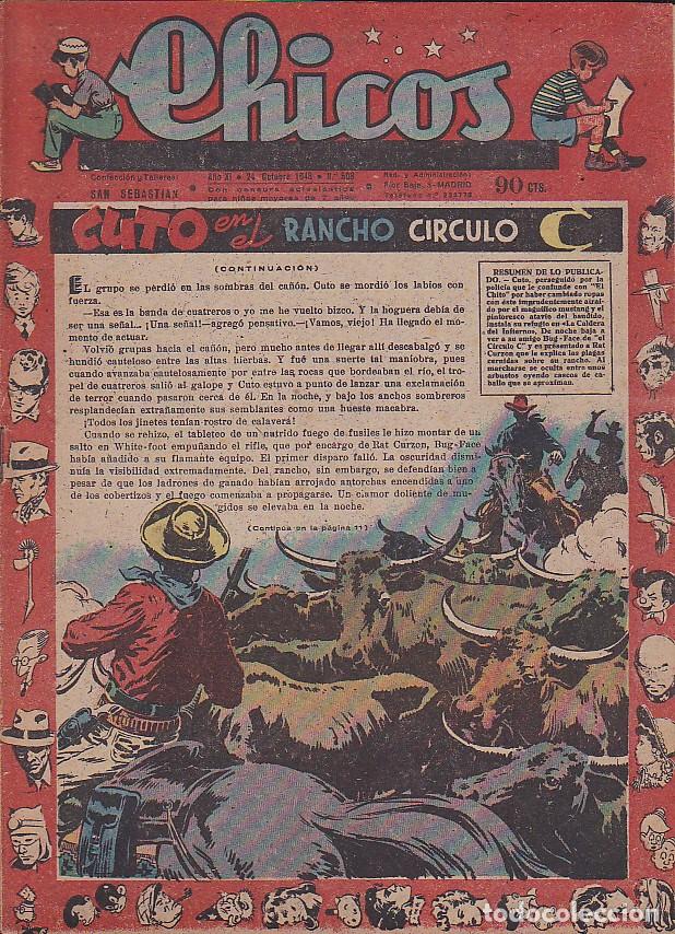 Tebeos: COMIC COLECCION CHICOS N&ordm; 508 - Foto 1