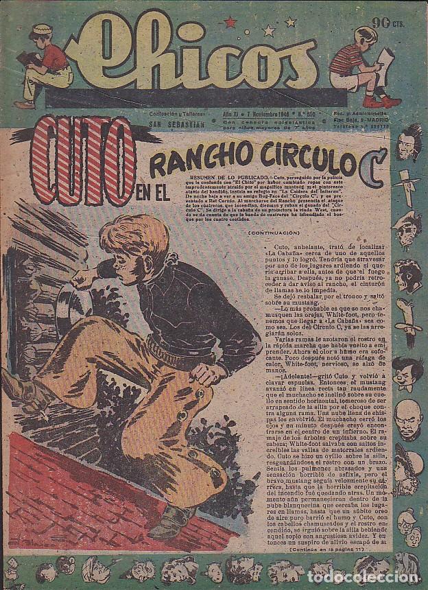 Tebeos: COMIC COLECCION CHICOS N&ordm; 510 - Foto 1