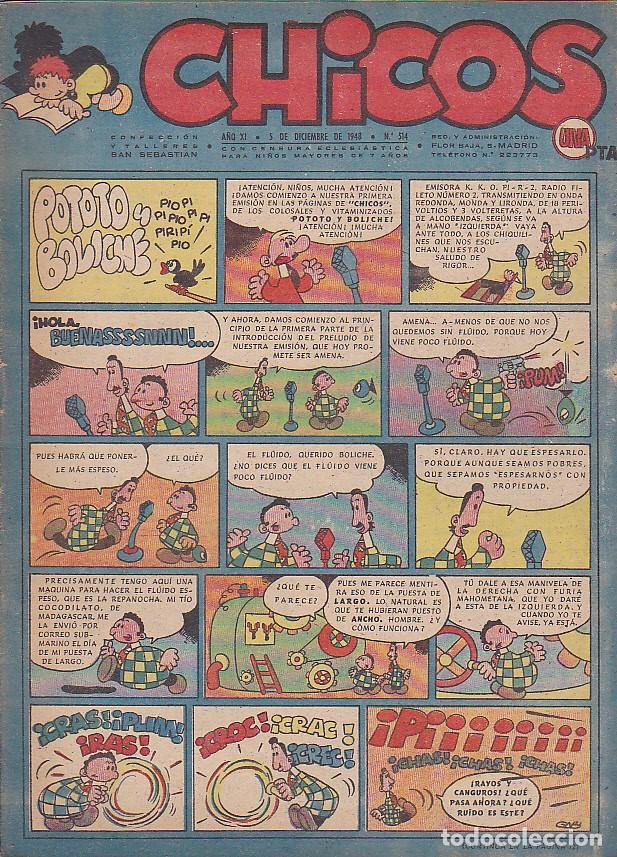 Tebeos: COMIC COLECCION CHICOS N&ordm; 514 - Foto 1