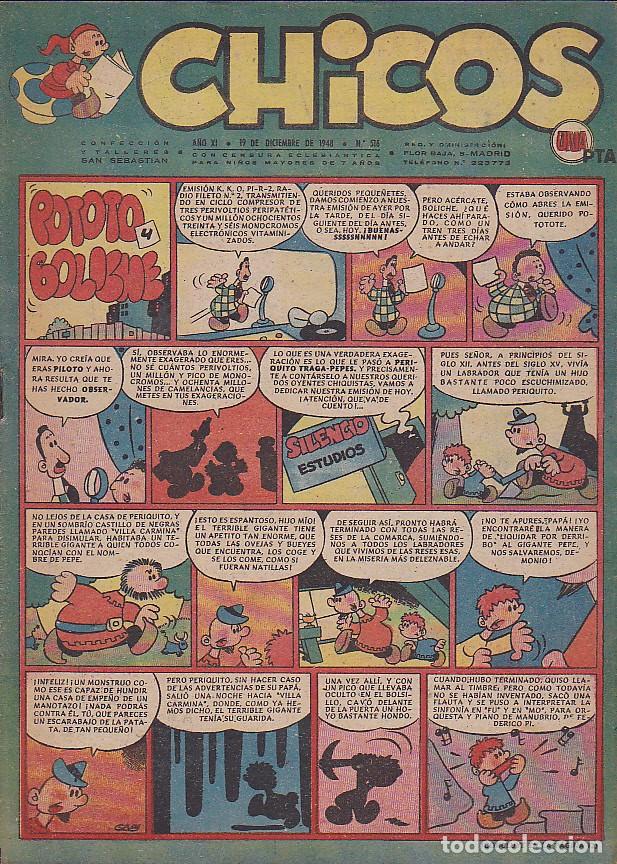 Tebeos: COMIC COLECCION CHICOS N&ordm; 516 - Foto 1