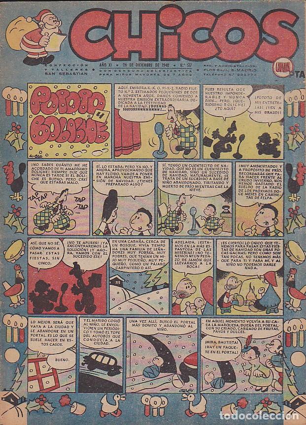 Tebeos: COMIC COLECCION CHICOS N&ordm; 517 - Foto 1