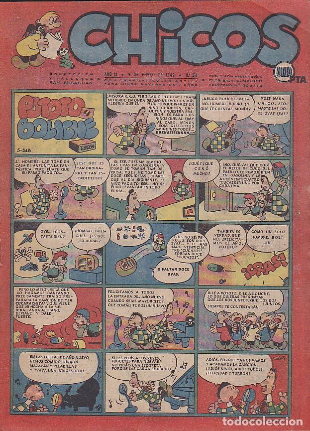Tebeos: COMIC COLECCION CHICOS N&ordm; 518 - Foto 1