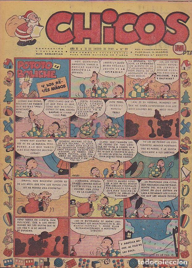 Tebeos: COMIC COLECCION CHICOS N&ordm; 519 - Foto 1