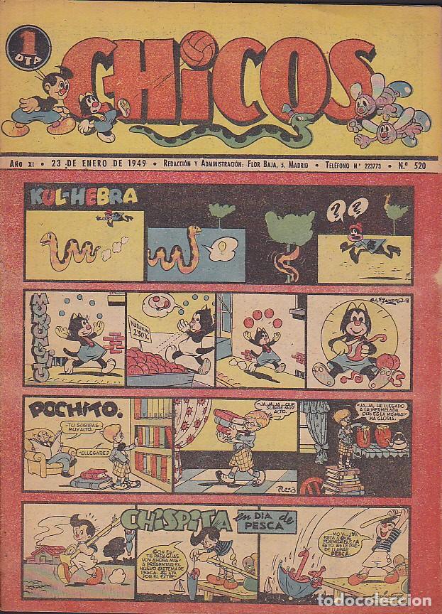 Tebeos: COMIC COLECCION CHICOS N&ordm; 520 - Foto 1
