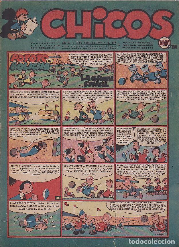 Tebeos: COMIC COLECCION CHICOS N&ordm; 530 - Foto 1
