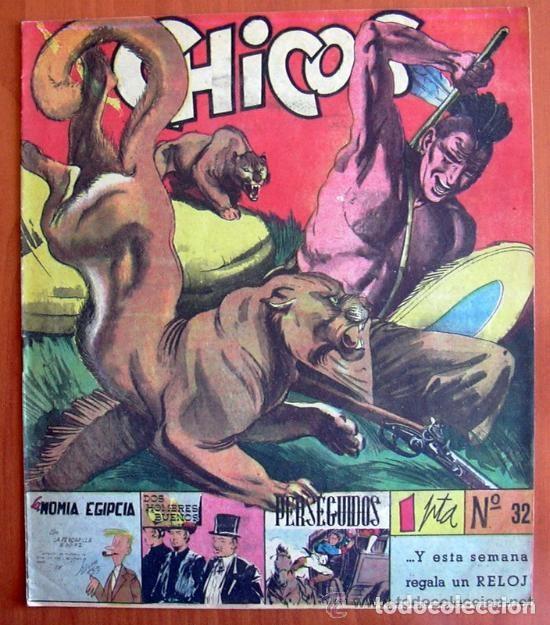 Tebeos: Chicos n&ordm; 32 - Ediciones Cid 1954 - Foto 1