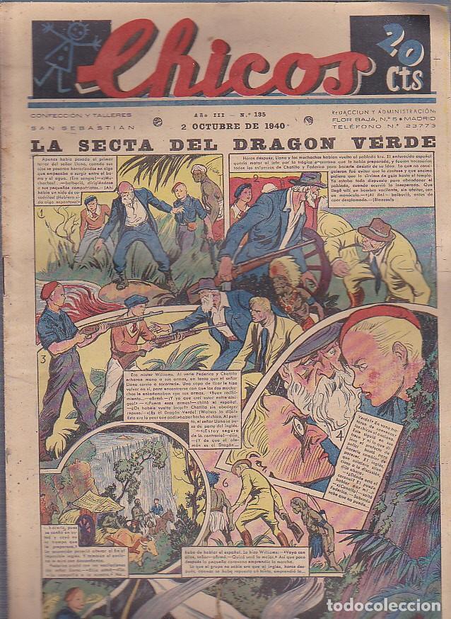 Tebeos: COMIC COLECCION CHICOS N&ordm; 135 - Foto 1