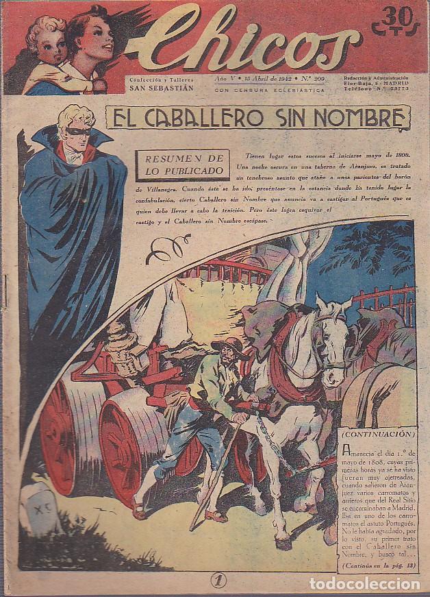 Tebeos: COMIC COLECCION CHICOS N&ordm; 209 - Foto 1