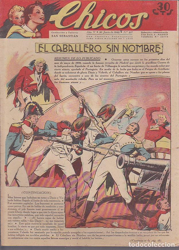Tebeos: COMIC COLECCION CHICOS N&ordm; 217 - Foto 1