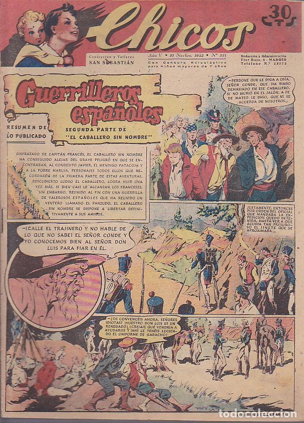 Tebeos: COMIC COLECCION CHICOS N&ordm; 231 - Foto 1