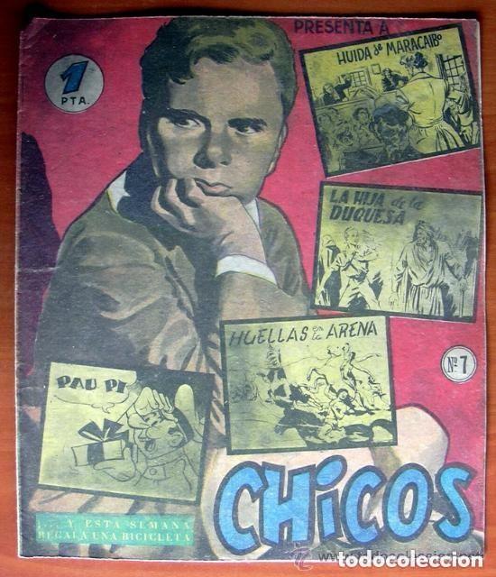 Tebeos: Chicos n&ordm; 7 - Ediciones Cid 1954 - Foto 1
