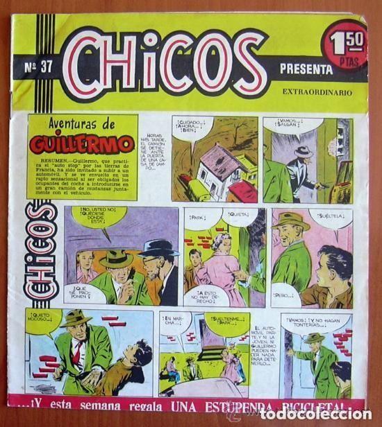Tebeos: Chicos n&ordm; 37 - Ediciones Cid 1954 - Foto 1