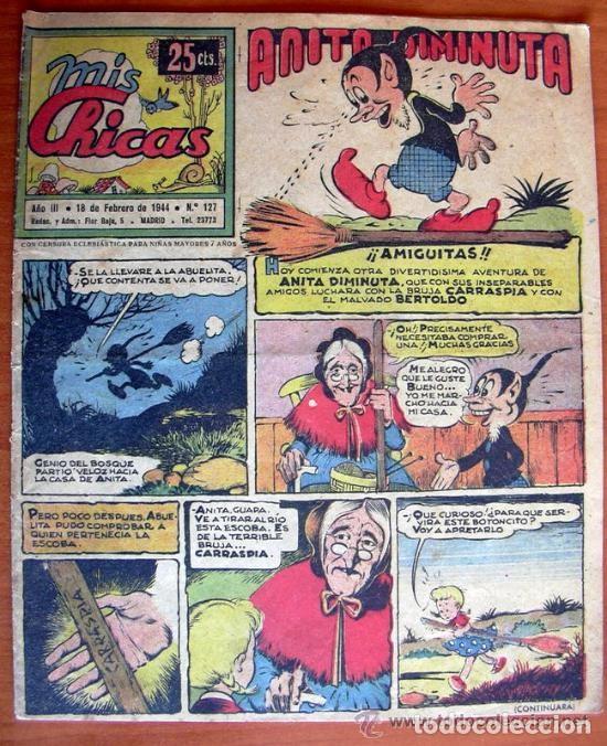 Tebeos: Mis Chicas n&ordm; 127 - Editorial C. Gil 1941 - Foto 1