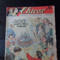 BDs: CHICOS ORIGINAL Nº 242 EDITORIAL CONSUELO GIL AÑO 1943 5º ANIVERSARIO . Lote 122948783