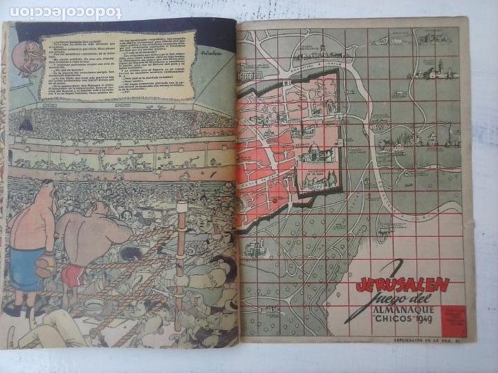 Tebeos: ALMANAQUE CHICOS 1949 ORIGINAL - J.BLASCO - Foto 2