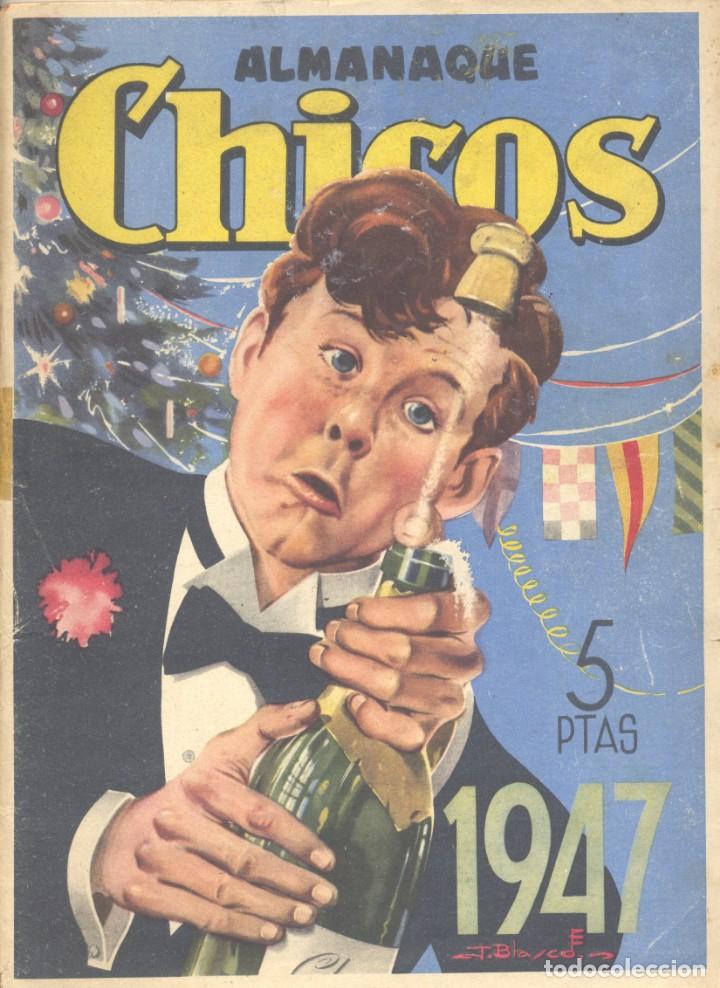 Tebeos: almanaque chicos 1947 (original) - Foto 1