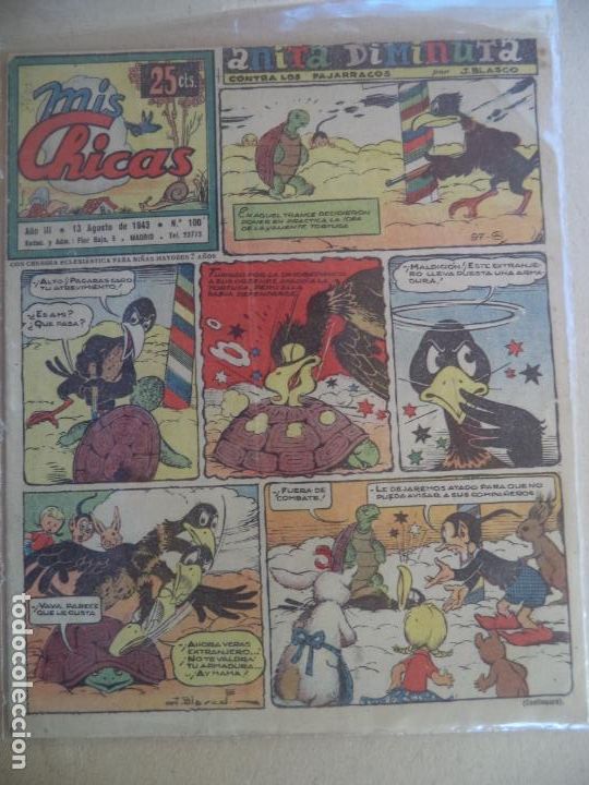 Tebeos: MIS CHICAS 13 AGOSTO DE 1943 - Foto 1