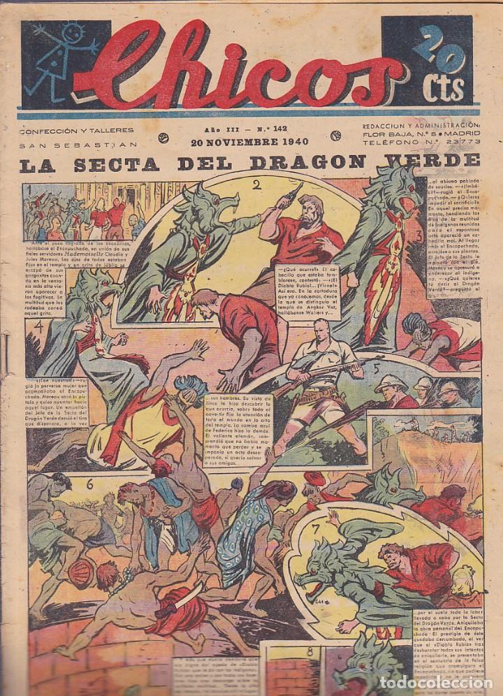 Tebeos: COMIC COLECCION CHICOS N&ordm; 142 - Foto 1
