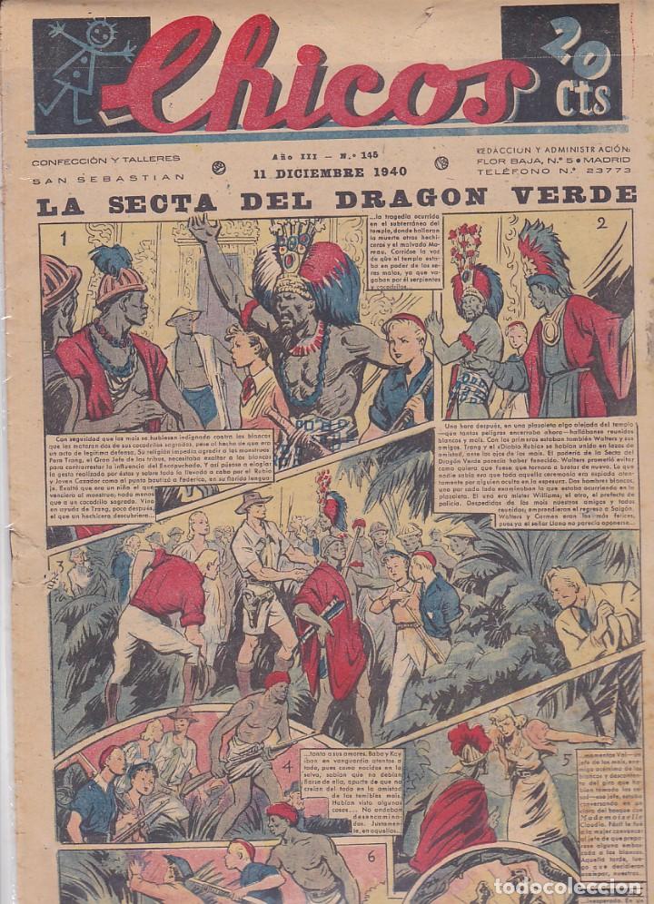 Tebeos: COMIC COLECCION CHICOS N&ordm; 145 - Foto 1