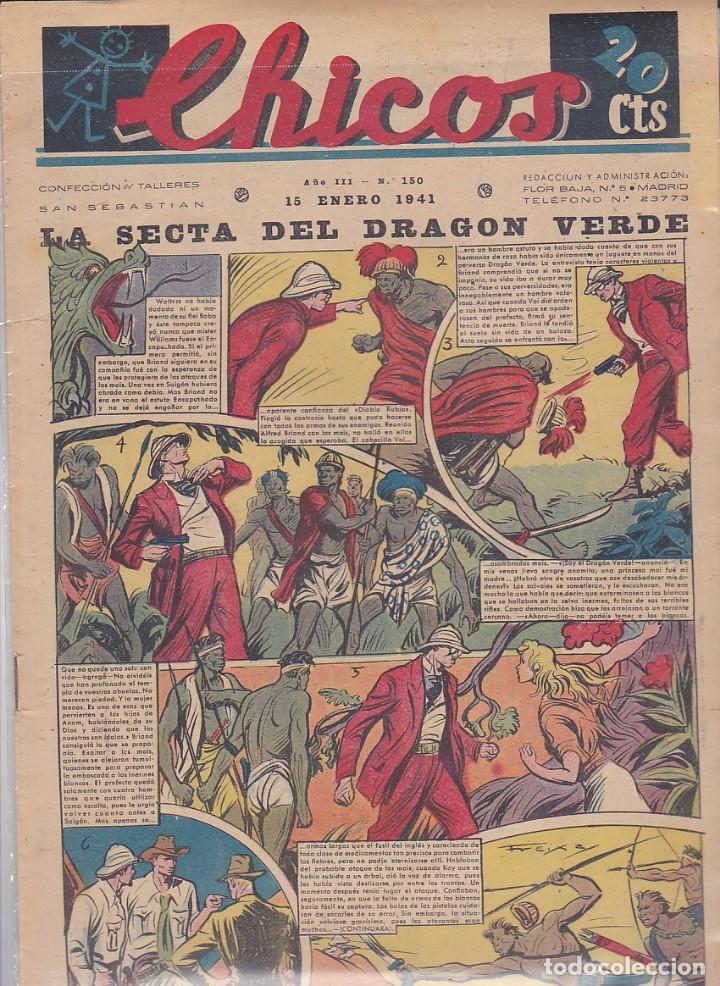 Tebeos: COMIC COLECCION CHICOS N&ordm; 150 - Foto 1