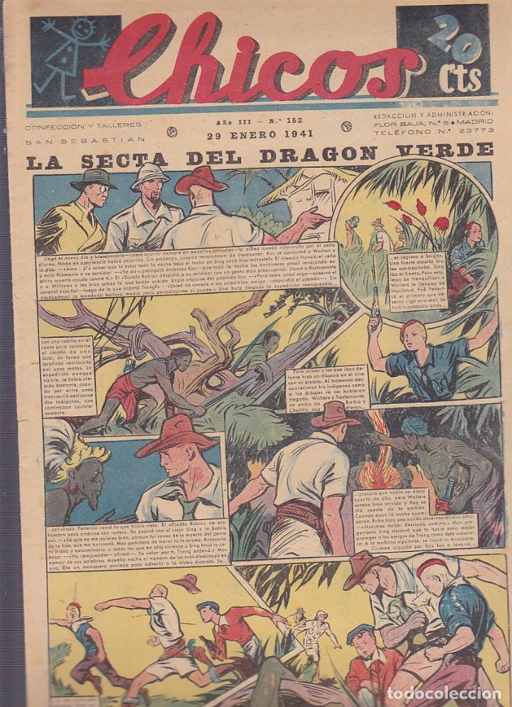 Tebeos: COMIC COLECCION CHICOS N&ordm; 152 CON RECORTABLE MU&Ntilde;ECA - Foto 1