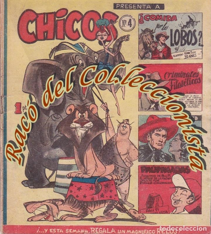 Tebeos: CHICOS , 3A. EPOCA, N. 4 , EDITORIAL CID, 1954 - Foto 1