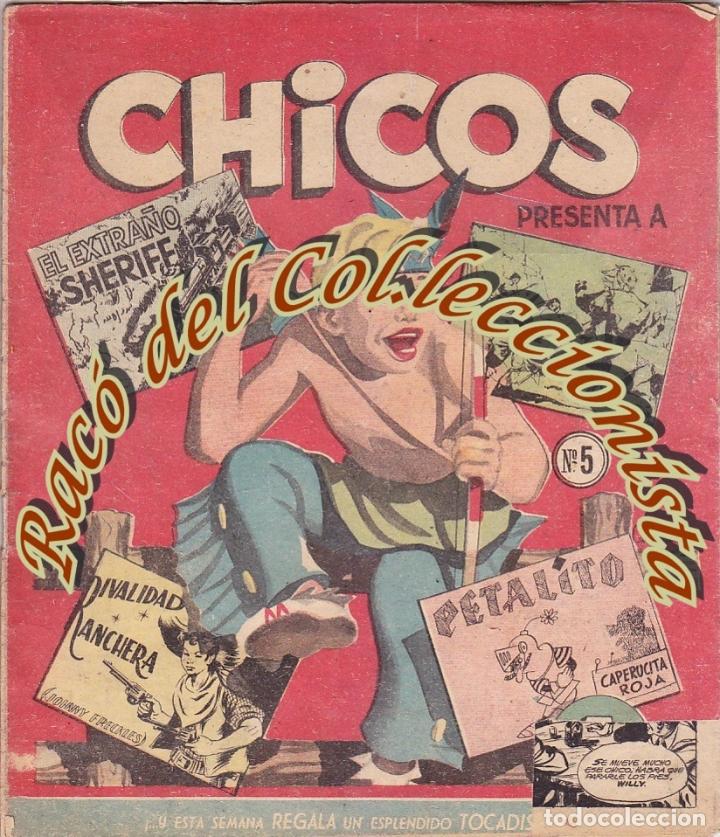 Tebeos: CHICOS , 3A. EPOCA, N. 5 , EDITORIAL CID, 1954 - Foto 1