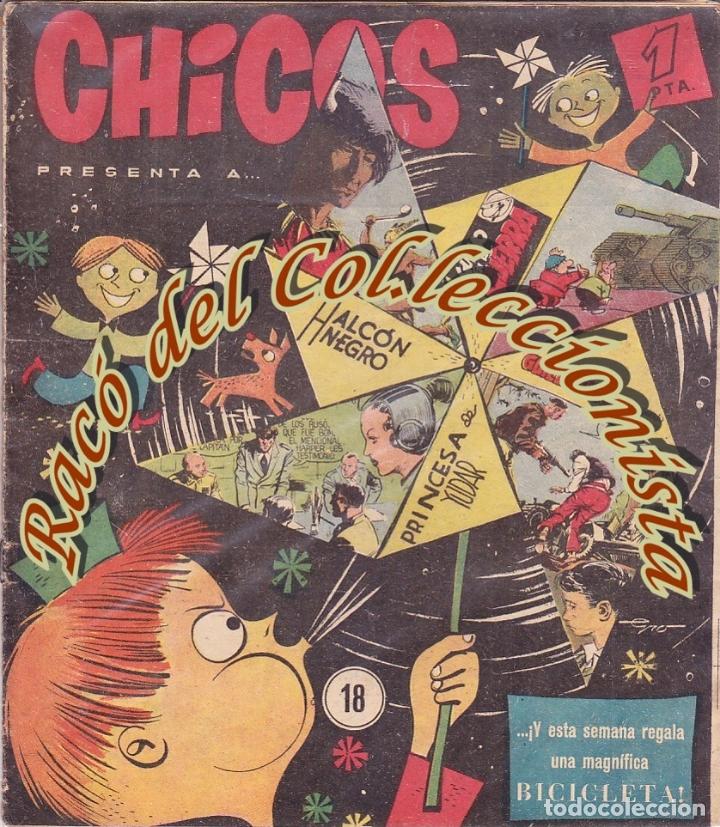 Tebeos: CHICOS , 3A. EPOCA, N. 18 , EDITORIAL CID, 1954 - Foto 1