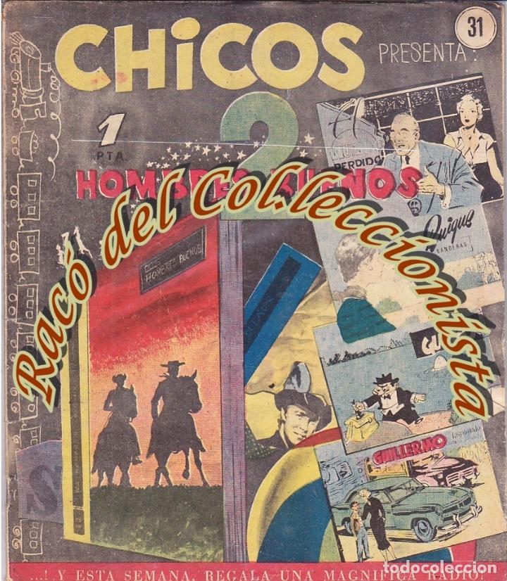 Tebeos: CHICOS , 3A. EPOCA, N. 31 , EDITORIAL CID, 1954 - Foto 1