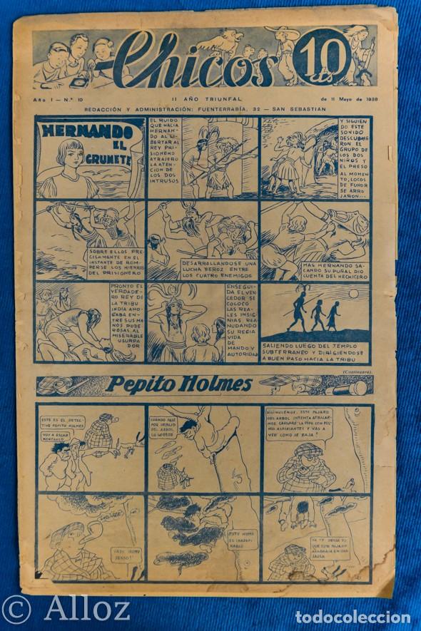 Tebeos: TEBEO CHICOS..N&ordm;10/ MAYO 1938 - Foto 1