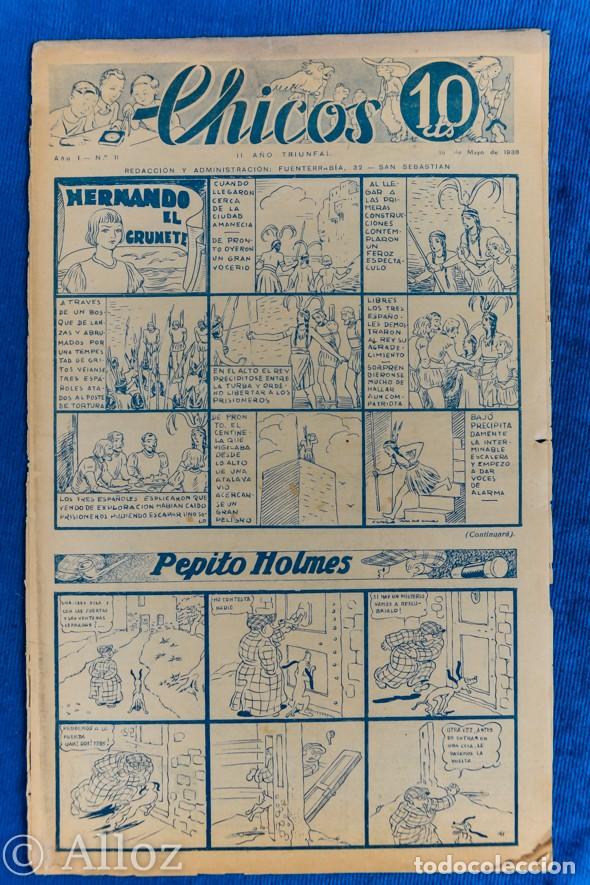 Tebeos: TEBEO CHICOS..N&ordm;11/ MAYO 1938 - Foto 1