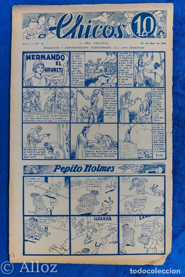 Tebeos: TEBEO CHICOS..N&ordm;12/ MAYO 1938 - Foto 1