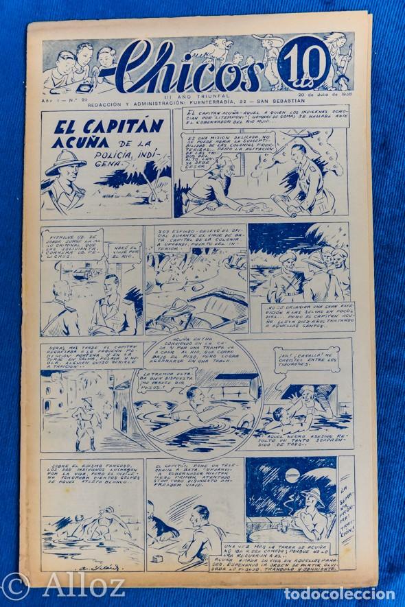 Tebeos: TEBEO CHICOS..N&ordm;20 / JULIO 1938 - Foto 1