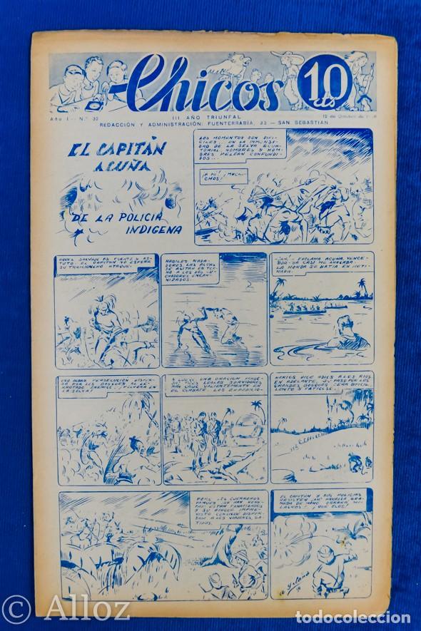 Tebeos: TEBEO CHICOS..N&ordm;32 / OCTUBRE 1938 - Foto 1